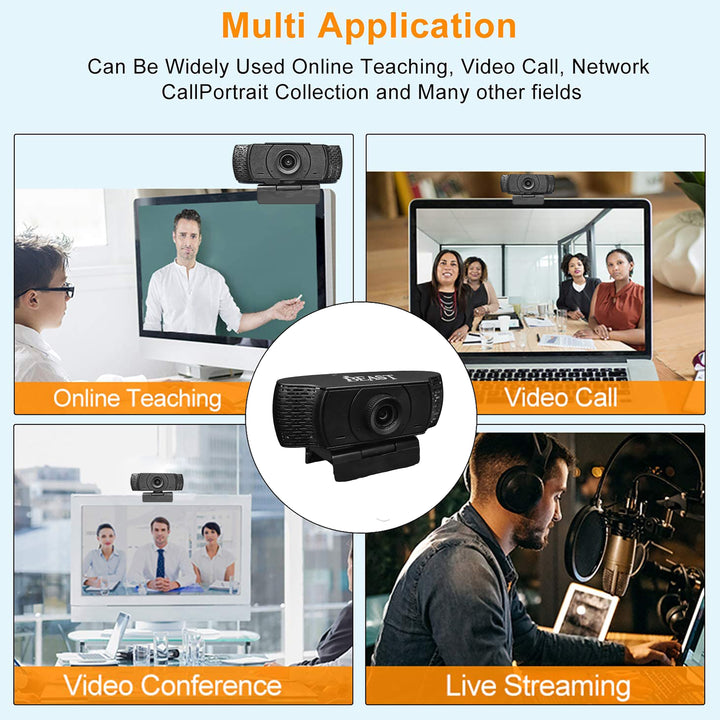 BEAST WEBCAM WITH MICROPHONE 1080P HD STREAMING USB