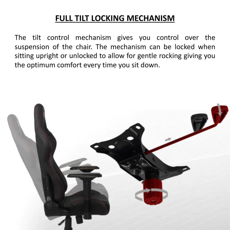 LEVIATHAN - RED GAMING CHAIR